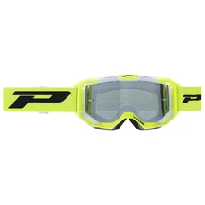 MASQUE/LUNETTES CROSS PROGRIP 3303 FL VISTA MULTILAYERED JAUNE FLUO/BLANC ECRAN MIROIR ARGENT ANTI-RAYURES/ANTI U.V./ANTI-BUEE (HOMOLOGUE CE-EN-N° AC-96025 REV.2)