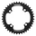 PLATEAU VAE/E-BIKE 4BRA D.104 POUR BOSCH STRONGLIGHT  -4- 44DTS MONO NOIR ALU 7075 (POUR ) NARROW WIDE