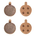 PLAQUETTE DE FREIN TROTTINETTE COMPATIBLE XIAOMI M365, ESSENTIAL, 1S, PRO, PRO 2 (SEMI METAL DIAM 18 mm) (VENDU PAR 2 PAIRES)  -SELECTION P2R-