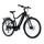 VELO ELECTRIQUE/VAE VTC 29 LEADER FOX DENVER 2024 HOMME NOIR BRILLANT 9V MOTEUR CENTRAL BAFANG M300 36V 80Nm BATTERIE 20Ah (22,5'' - H56cm - TAILLE XXL - POUR ADULTE DE 190cm à plus)