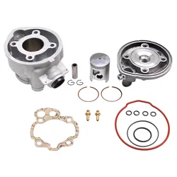COMPLETE CYLINDER KIT FOR 50cc MOTORBIKE MINARELLI 50 AM6/MBK 50 X-POWER, X-LIMIT/YAMAHA 50 TZR, DTR/PEUGEOT 50 XPS/RIEJU 50 RS1/BETA 50 RR/APRILIA 50 RS 1995>2005  -ALUMINIUM NIKASIL  P2R-