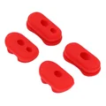 SUPPORT/PASSE CABLE TROTTINETTE POUR XIAOMI M365, ESSENTIAL, 1S, PRO, PRO 2, MI 3 SILICONE ROUGE (VENDU PAR 4)  -P2R-
