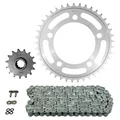 KIT CHAINE ADAPTABLE HONDA 500 CBR R 2013>2017, CBR RA 2013>2020  520  15x41  (DIAM COURONNE 112/138/12.5)  (DEMULTIPLICATION ORIGINE)  -AFAM-