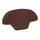 DOSSERET PASSAGER MARRON ORIGINE PIAGGIO 300-500 MP3 2014<  -65392700M6-