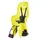 PORTE BEBE/SIEGE ENFANT ARRIERE POLISPORT A FIXER SUR CADRE JOY JAUNE FLUO COUSSIN GRIS (9 A 22Kgs) HOMOLOGUE EN 14344