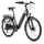 VELO ELECTRIQUE/VAE CITY 26 LEADER FOX LOTUS MIXTE NOIR 7V MOTEUR ROUE AR BAFANG 36V 45Nm BATTERIE 15Ah (20'' - H52cm - TAILLE L - POUR ADULTE DE 178cm à 185cm)