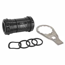 CUVETTE INTEGRE BOITIER  VTT/ROUTE A EMBOITER/PF30 DUB BLACKBEARING ROULEMENT CERAMIQUE BOITE DE 68/73 DIAM 46 POUR AXE 28.99mm (COMPATIBLE SRAM)  - CLE MONTAGE INCLUSE-