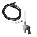FUEL TANK TAP FOR MOPED PEUGEOT 103 SP-MVL WITH BLACK HOSE+CLAMPS -SELECTION P2R-