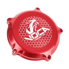 COUVERCLE EMBRAYAGE 50 A BOITE VOCA RACING POUR MINARELLI 50 AM6 / RIEJU 50 MRT / BETA 50 RR / SHERCO 50 SM-R, SE-R ALU CNC ROUGE