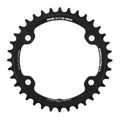CHAINRING FOR GRAVEL BIKE- 4 Arms- 36 Teeth SINGLE- ONE X110 TYPE SHIMANO GRX RX600-RX810 BLACK- TA 10/11 Speed