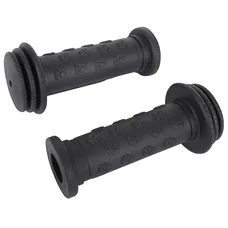 POIGNEE CITY ENFANT NOIR AVEC PROTECTION CHOC L100mm (PAIRE) DIAM 17.5