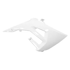 CARENAGE/CACHE RESERVOIR 50 A BOITE ADAPTABLE DERBI 50 SENDA XTREME 2018>/GILERA 50 RCR 2018>, SMT 2018> BLANC BRILLANT DROIT  -P2R-