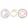 COMPLETE GASKET SET FOR MINARELLI 50 AM6 - ALL MODELS ENGINES (10 GASKET )  -SELECTION P2R-