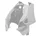 FRONT FAIRING FOR SCOOT PEUGEOT 50 LUDIX GLOSS WHITE- SELECTION P2R