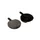 DISC BRAKE PADS- FOR MTB FOR PROMAX DSK-700 (FIBRAX SEMI-METAL) - Includind 1 cleaning wipe.