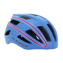 URBAN BIKE ADULT HELMET - GIST LUXO DEEP BLUE- IN-MOLD - REAR LIGHTS 360- - EURO 52-58- RATCHET SETTINGS