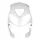 FRONT SHIELD - "PIAGGIO GENUINE PART" 50 NRG POWER WHITE 544  -95932350BR-