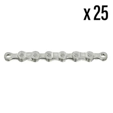 CHAINE VELO 7/8V. VTT SUNRACE SILVER 116 MAILLONS (VENDU AU CARTON DE 25)