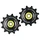 GALET DERAILLEUR VTT TRIPEAK 13-13 DENTS ROULEMENT G5 CERAMIQUE POUR SHIMANO GRX/XT/RD-GRX812/817 / M91xx 11V. NOIR (BLISTER DE 2)