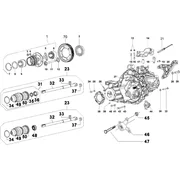 Boîte de vitesse differentiel-demi axes