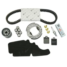 MAINTENANCE KIT "PIAGGIO GENUINE PARTS" 125 VESPA LX 4T 2006>2012 (WITH SLIDING GUIDES)  -1R000391-