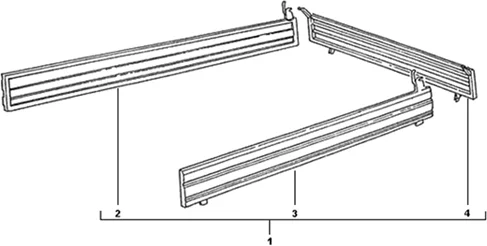 Ridelles et abattant en aluminium