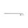 THREADED SHAFT FOR PERRUZZO EXTENSION ARM PURE INSTINCT (SHORT) (Long 18cm) ref 166615