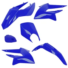 FAIRINGS/BODY PARTS FOR DERBI 50 SENDA DRD 2011> GLOSS BLUE (6 PARTS KIT)  -P2R-