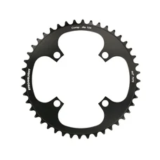 CHAINRING FOR E/BIKE- SINGLE 44T.  Ø104 BLACK -ALUMINIUM- 7075 STRONGLIGHT -4 ARMS (FOR BOSCH SYSTEM 1st and 3rd GENERATION - COMPATIBLE BROSE WITH SPIDER REF 181123)