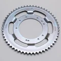 COURONNE CYCLO ADAPTABLE MBK 51 ROUE ALU GRIMECA 56 DTS (ALESAGE 98 mm) 10 TROUS ARGENT  -SELECTION P2R-
