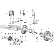 Suspension arriere - amortisseur/s