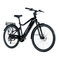 VELO ELECTRIQUE/VAE VTC 29 LEADER FOX SANDY HOMME NOIR BRILLANT 9V MOTEUR ROUE AR BAFANG 36V 45Nm BATTERIE 20Ah (17,5'' - h45cm - TAILLE M - POUR ADULTE DE 168cm à 178cm)