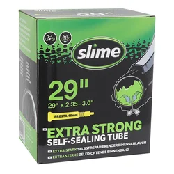 CHAMBRE A AIR VELO 29 x 2.35-3.0 SLIME VALVE PRESTA OBUS DEMONTABLE AVEC LIQUIDE ANTI-CREVAISON -COMPATIBLE VAE