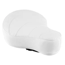 SELLE CYCLO ADAPTABLE PEUGEOT 103 BLANC AVEC SERIGRAPHIE  -SELECTION P2R-