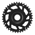 CHAINRING FOR EBIKE  DIRECT MOUNT STRONGLIGHT  38 Teeth- SINGLE BLACK ALU 7075 FOR YAMAHA WITH CHAINGUARD