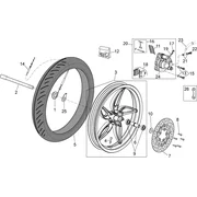 Roue Av. F.D.