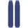 SOUFFLET DE FOURCHE MOTO POLISPORT BLEU DIAM INT 41 ET 58 mm - LONGUEUR 350 mm  (PAIRE)