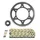 KIT CHAINE ADAPTABLE KTM 250 EXC 1995  520  12x50  (DIAM COURONNE 125/150/8.5)  (DEMULTIPLICATION ORIGINE)  -AFAM-