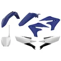 FAIRINGS/BODY PARTS FOR YAMAHA 250 YZ F 2019>2022, 450 YZ F 2018>2022 ( 7 parts kit ) Blue/White (OEM color)  -POLISPORT-
