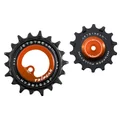 GALET DERAILLEUR AOPW TRIPEAK 14-18 DENTS CERAMIQUE 12x1V. SRAM T TYPE ORANGE (JEU DE 2) (GARANTIE 4 ans)