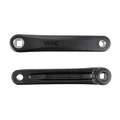MANIVELLE DROITE + GAUCHE VAE / E-BIKE LONGUEUR 170mm ALU NOIR JIS POUR MOTEUR SHIMANO E5000 (PAIRE)