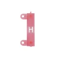 ENGRAVING STENCIL - LETTER H (20 PIECES BAG)  - ICA -