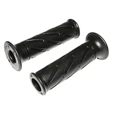 REVETEMENT POIGNEE DOMINO MOTO ON ROAD STYLE SUZUKI NOIR OPEN END 120mm (PAIRE)