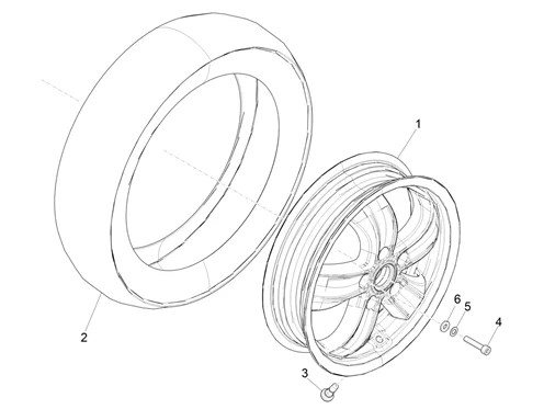 Roue avant