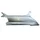 REAR COWL -LEFT- "PIAGGIO GENUINE PART" 400 X-EVO 2007>2011 RAW TO BE PAINTED  -CM029401-