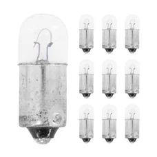 LIGHT BULB 12V  4W STANDART T9 FOOT BA9S - CLEAR (TURN LIGHT) (SOLD PER 10)  -SELECTION P2R-