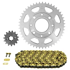 KIT CHAINE ADAPTABLE HONDA 125 CB 1972>1976, K5 1975>1981, JX 1975>1979  428  15x47  (DIAM COURONNE 58/90/8.5/10.5)  (DEMULTIPLICATION ORIGINE)  -AFAM-