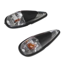 ECLAIRAGE DECO REPLAY GOUTTE D'EAU FENDER TRANSPARENT/NOIR AMPOULE ORANGE (L 61mm / H 22mm / L 18mm) **