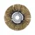 BROSSE CIRCULAIRE ROTATIVE DIAM 90mm FILS 35/100 ALESAGE 14mm  -TIP TOP-  (5995080)