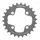 PLATEAU VTT 4BRA D.64 POUR SHIMANO XTR M980 STRONGLIGHT HT3 DOUBLE 26DTS INTERIEUR NOIR (POUR EXTERIEUR 39DTS) NON FILETE 10V.